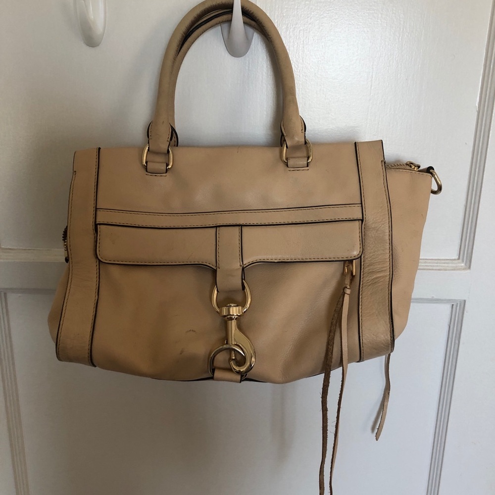 Rebecca Minkoff light cream shoulder bag